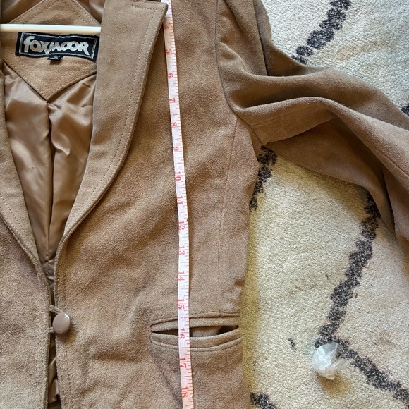 vintage leather suede moto jacket + look at measurements * accepting offers n - Picture 9 of 10